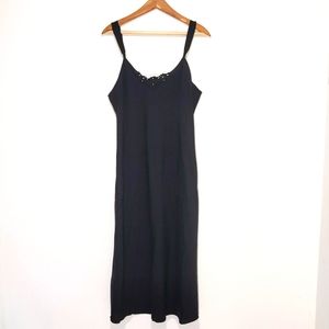 Vintage Vanity Fair Full Slip Dress Black sz 36